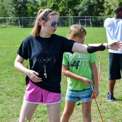 Archery Lessons at Rosen Jewish community center